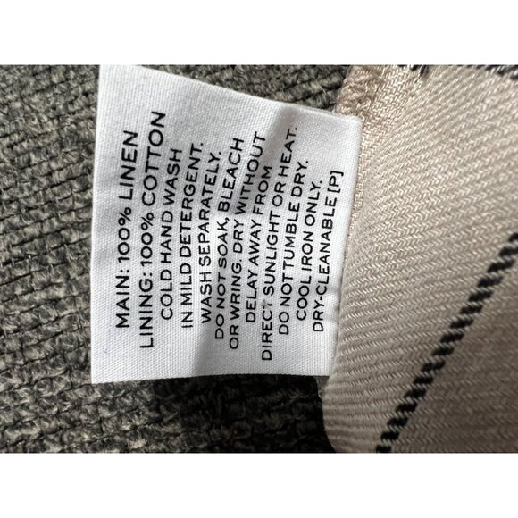 QUINN RUMER PLAYSUIT ROMPER, Plaid Halter Neck, Adjustable Tie Straps, 100% line - Picture 9 of 11